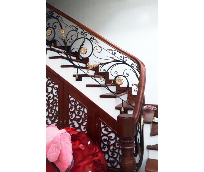 Cầu thang sắt nghệ thuật Châu Âu MDSCA05